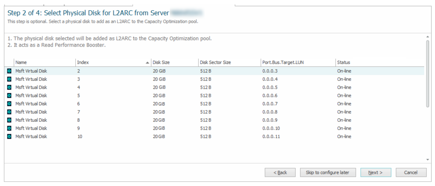 Enabling Capacity Optimization (Inline Deduplication and Compression)